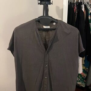 EUC brown spring/summer top by Billy Reid